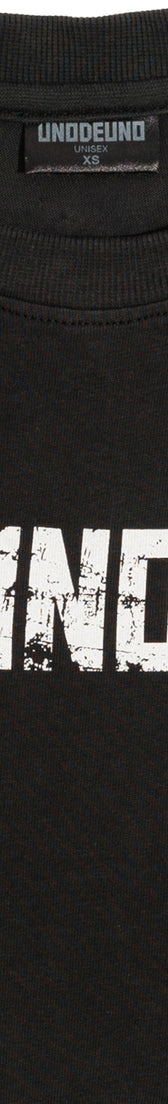 Anthracite Cotton Top Crop T-Shirt UNO