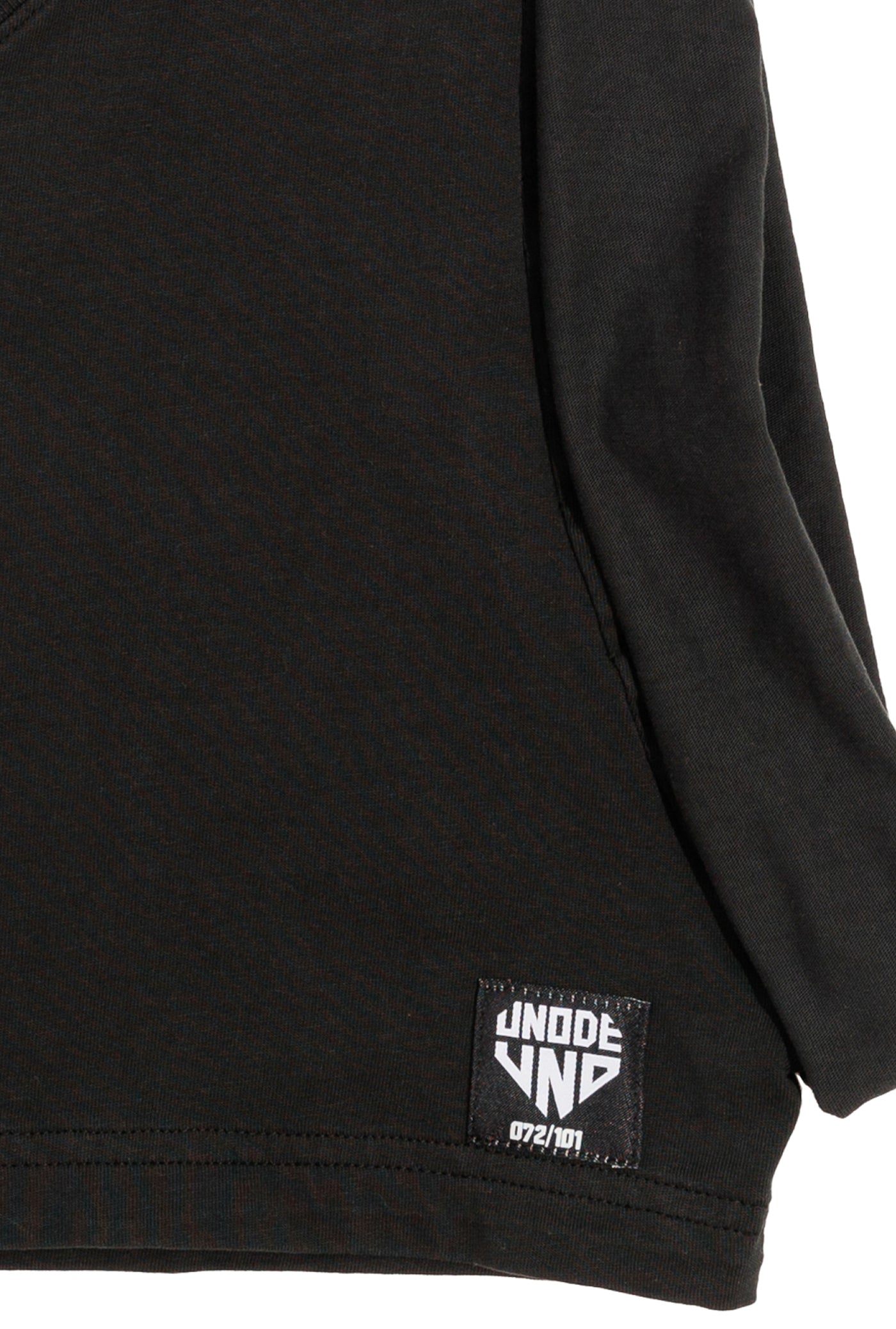 Anthracite Cotton Top Crop T-Shirt UNO