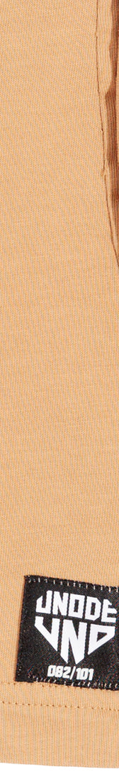 Camel Cotton Crop Top Logo