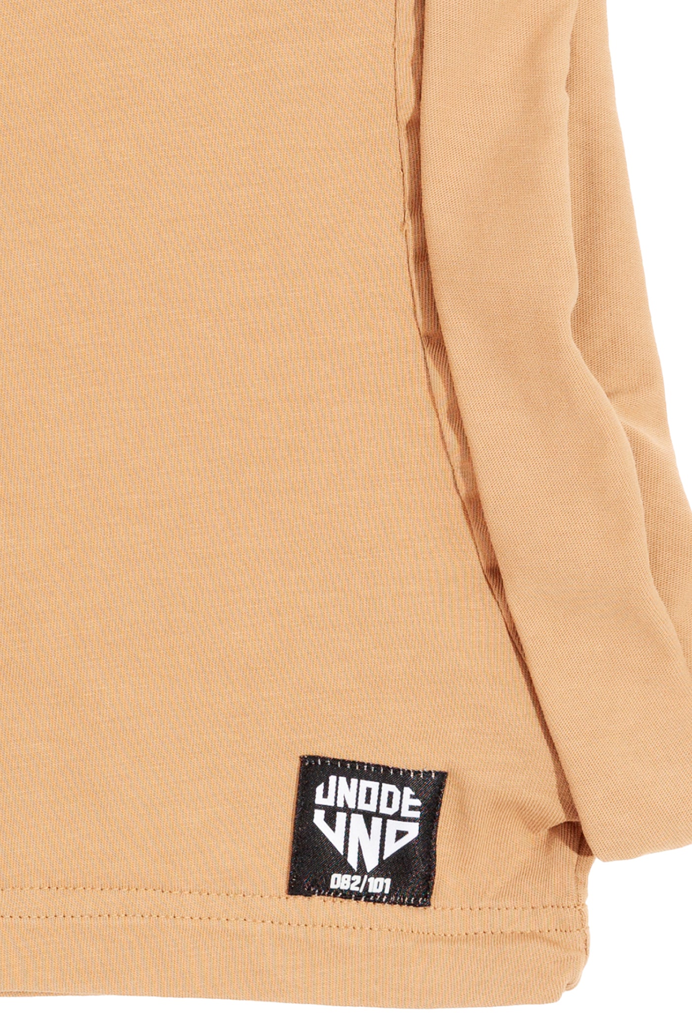 Camel Cotton Crop Top Logo