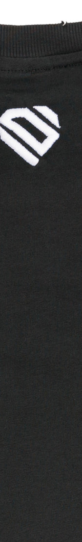 Anthracite Cotton White Printed Oversize T-Shirt