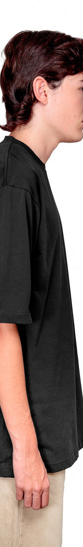 Anthracite Cotton Oversize T-Shirt