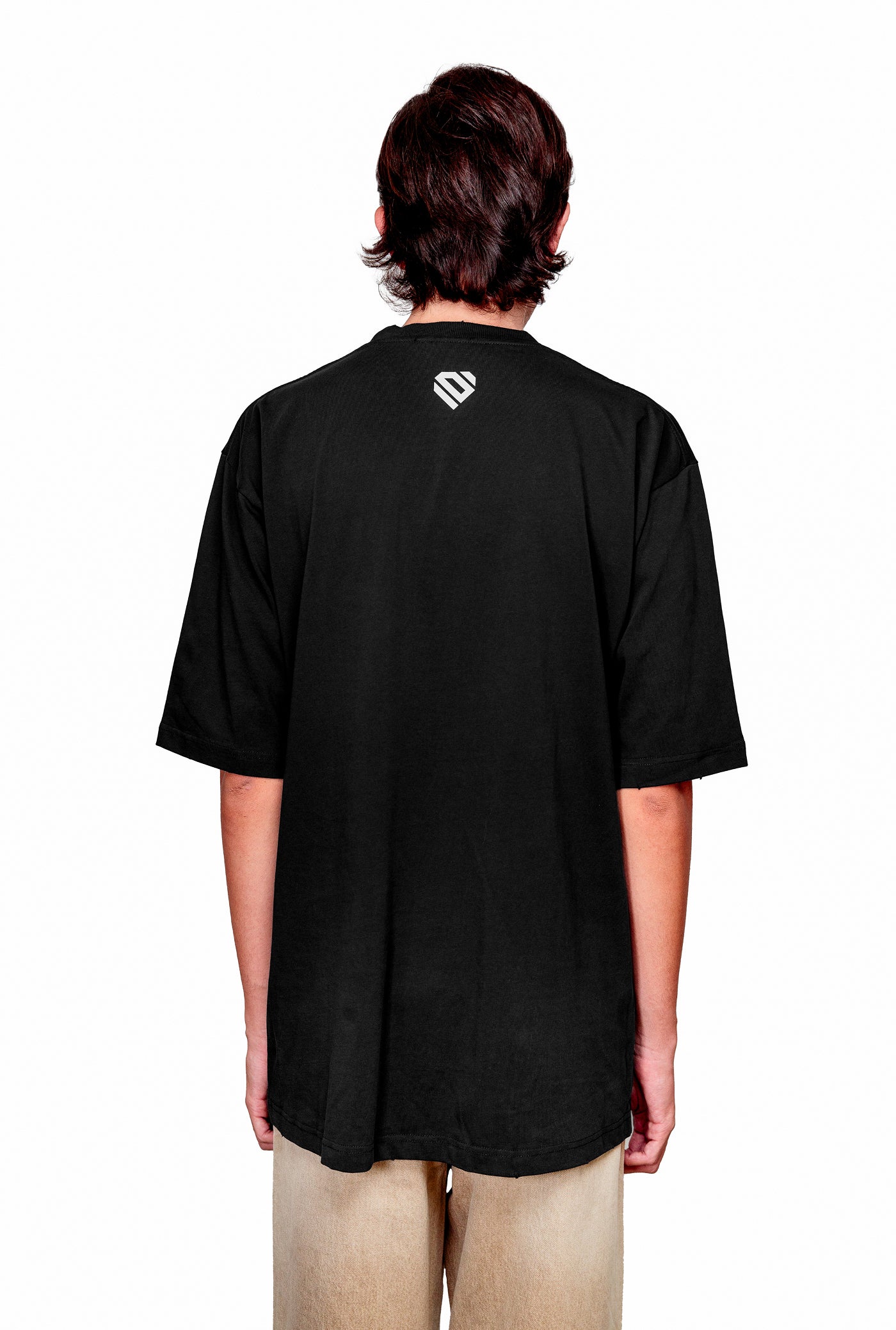 Anthracite Cotton Oversize T-Shirt