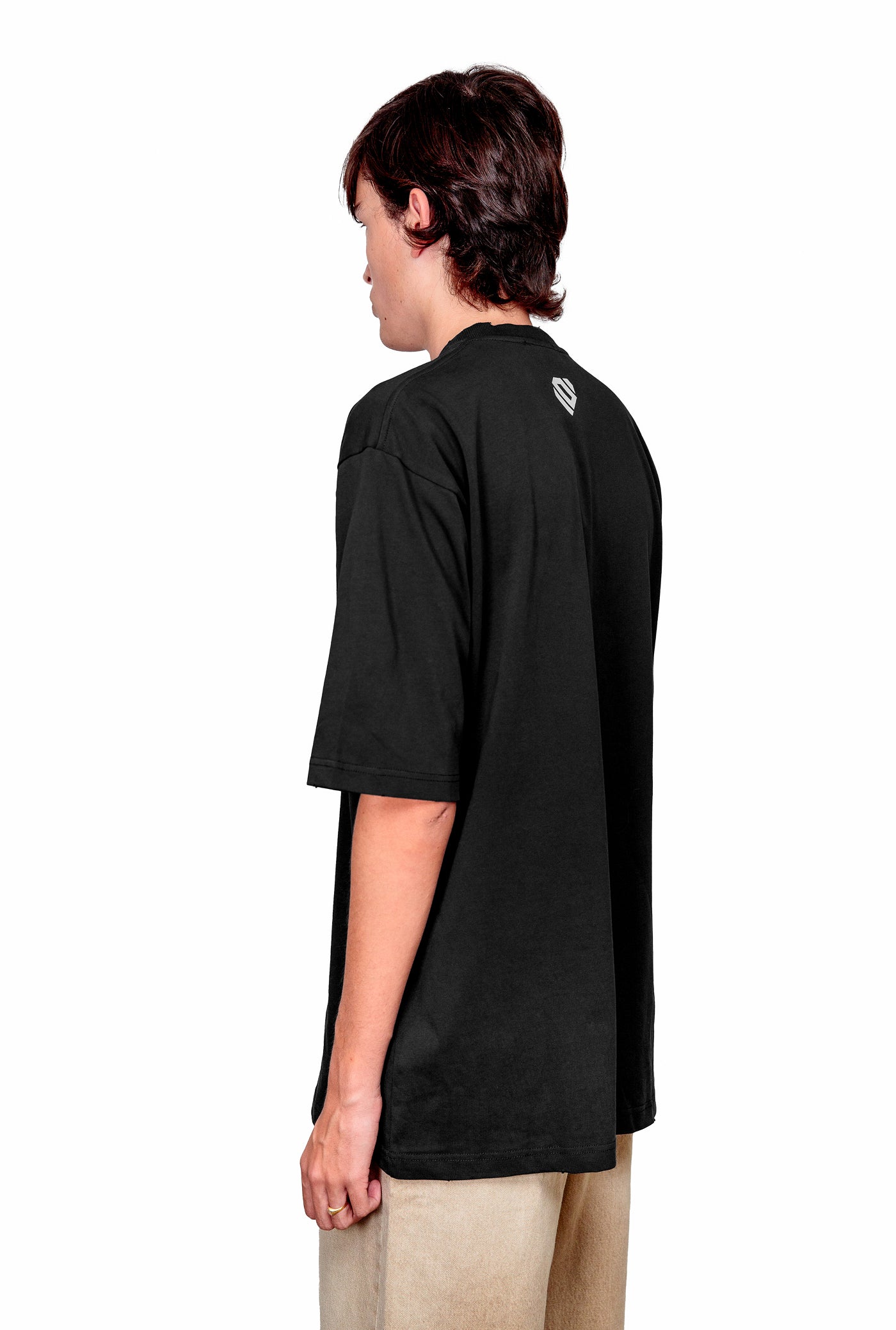 Anthracite Cotton Oversize T-Shirt