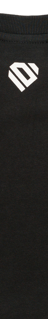 Anthracite Cotton Top Crop T-Shirt