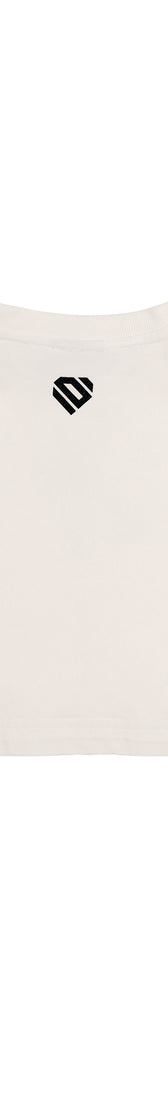 Off-white Cotton Top Crop T-Shirt