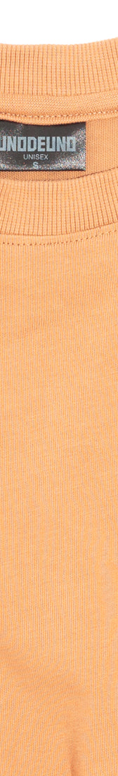 Camel Cotton Crop Top T-Shirt