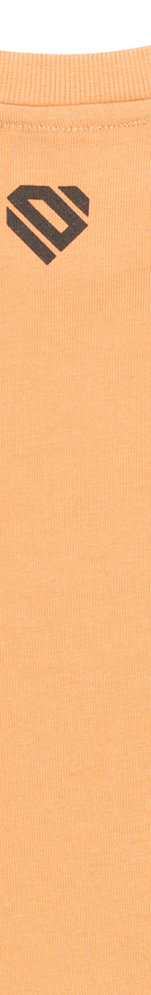 Camel Cotton Crop Top T-Shirt