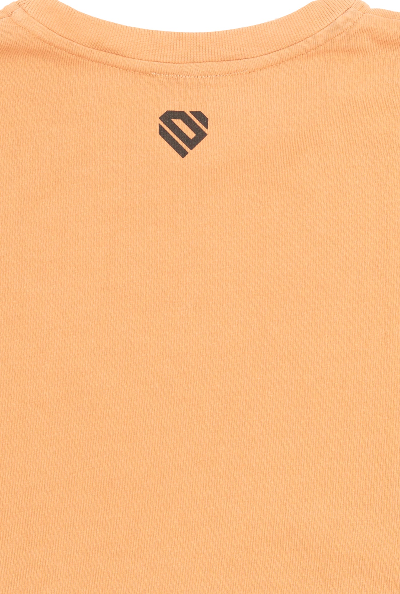 Camel Cotton Crop Top T-Shirt